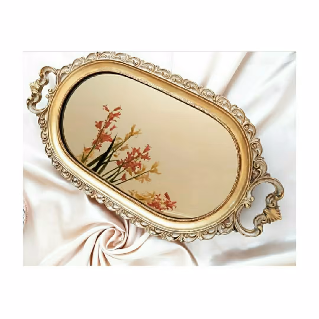 سینی آنتیک کف آیینه