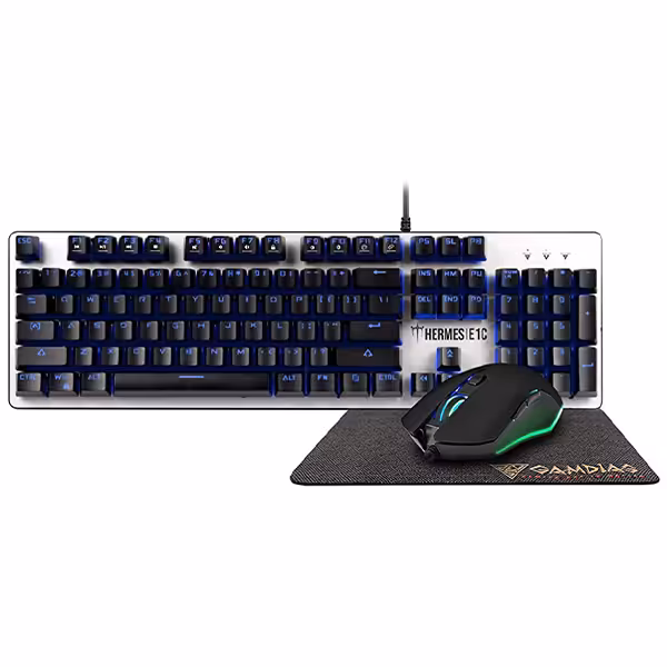 کیبورد و موس گیم دیاس مدل HERMES E1C
