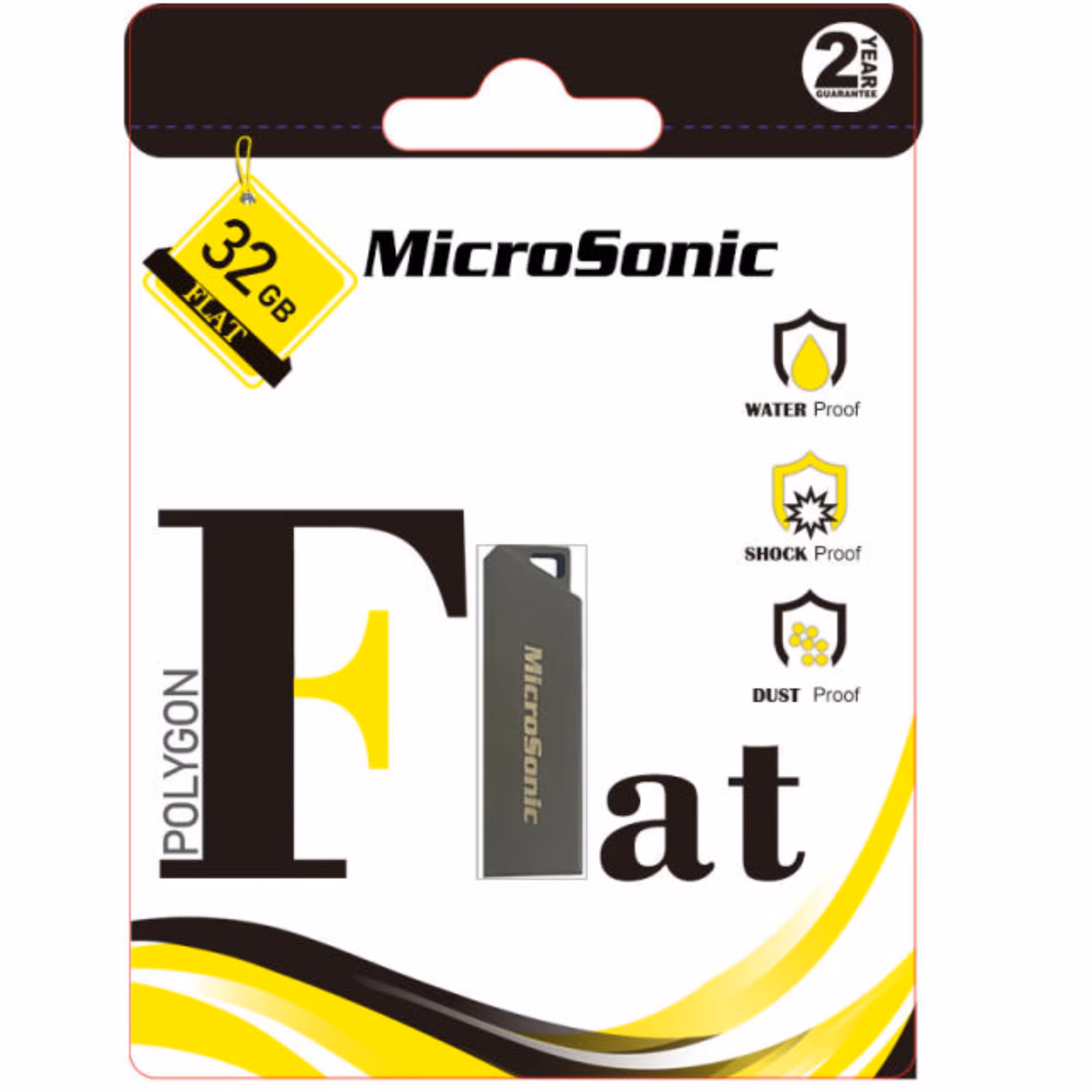فلش مموری میکروسونیک مدل Flat ظرفیت 32 گیگابایت