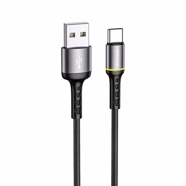 کابل تبدیل USB به Type-C بروفون مدل BU33 طول 1.2 متر
