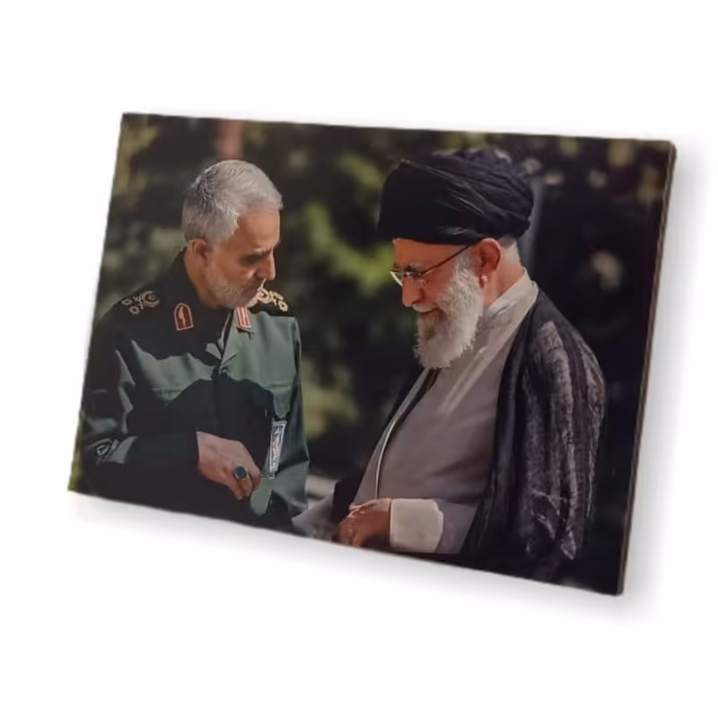 عکس شاسی سردار شهید قاسم سلیمانی ( مدل 10 )