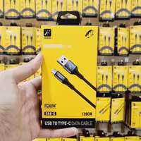 کابل کنفی یو اس بی به تایپ سی از برند کی اف سنیور با شش ماه گارانتی USB to TYPE-C Data Cable modelS88-C