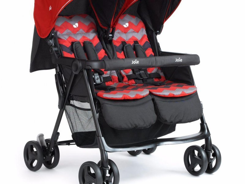 کالسکه دو قلو joie مدل meet aire™ twin Ladybird Chevron