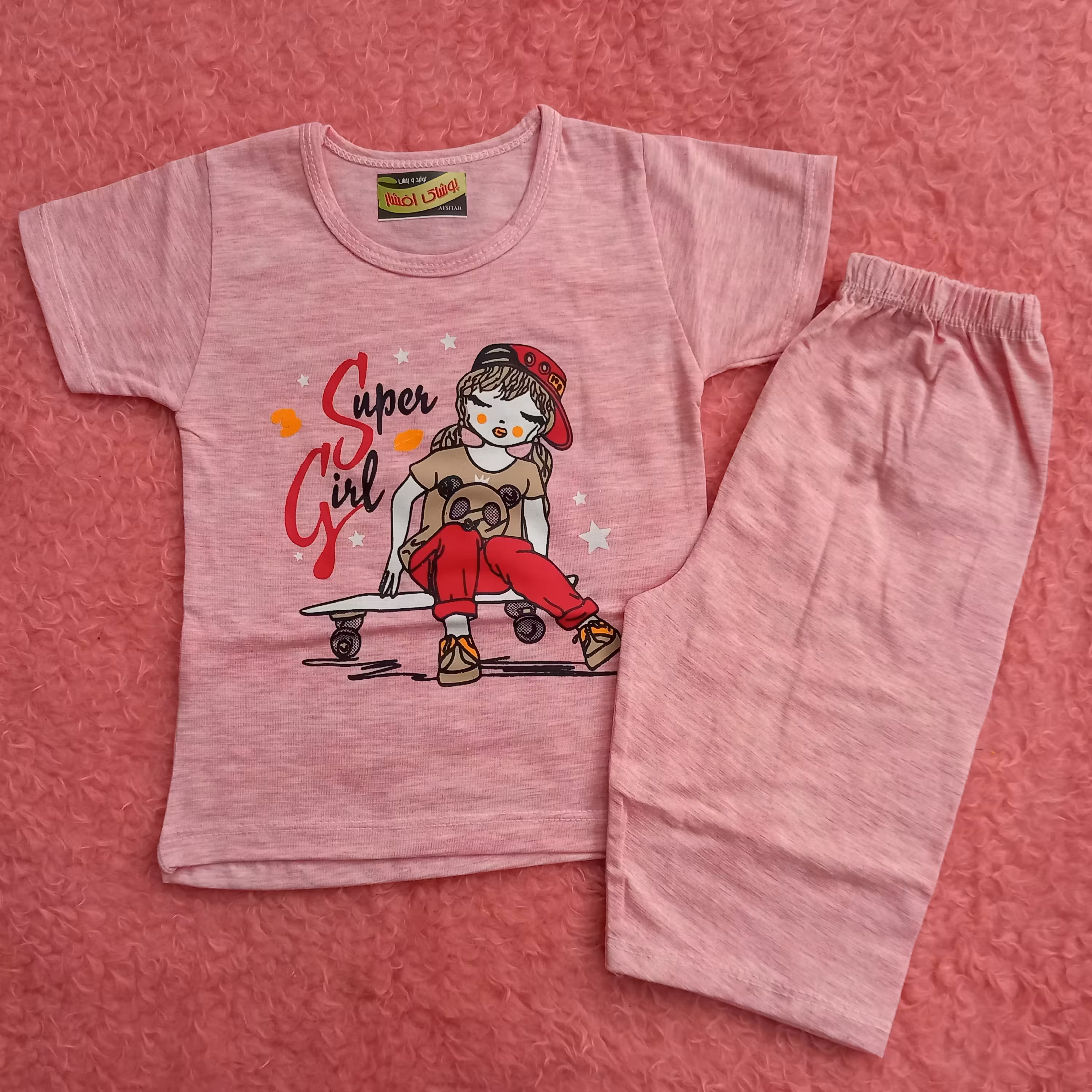 تیشرت وشلوارک دخترانه