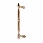 دستگیره در ورودی بهریزان  مدل 9724L                     سایز 420 میلی متر   نیکل خش دار