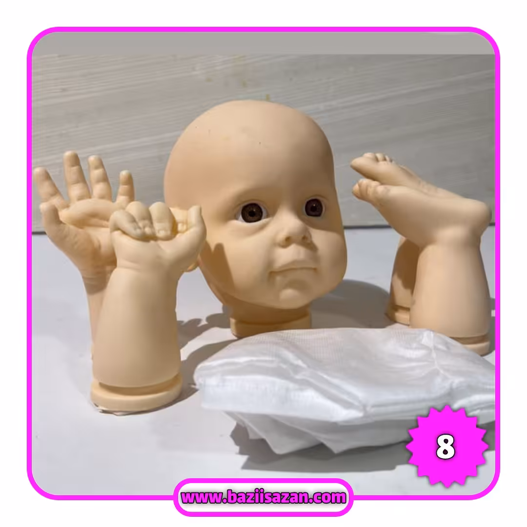 کیت خام عروسک ریبورن کد 8