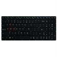کیبورد لپ تاپ لنوو مدل IdeaPad Y700 مشکی با بک لایت بدون فریم