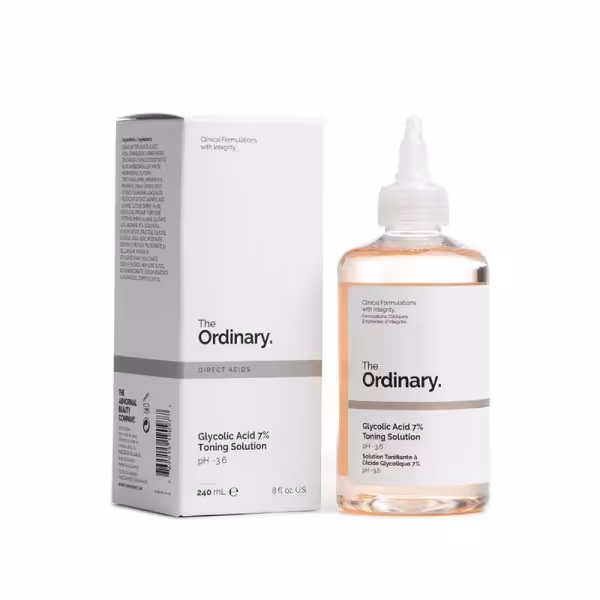 تونر لایه بردار و روشن کننده گلیکولیک اسید اوردینری The Ordinary Glycolic Acid 7% Toning Solution 240ml