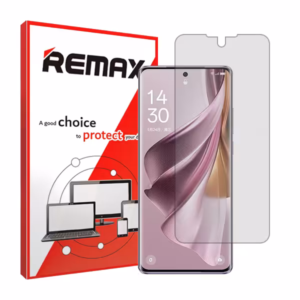 گلس اوپو Reno10 Pro Plus مدل هیدروژلی شفاف برند ریمکس کد S
