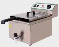 سرخ کن برقی رومیزی 12 لیتری نیمه صنعتی با شیر تخلیه وارداتی اسمارت