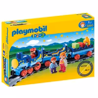 پلی موبیل مدل Night Train with Track 6880