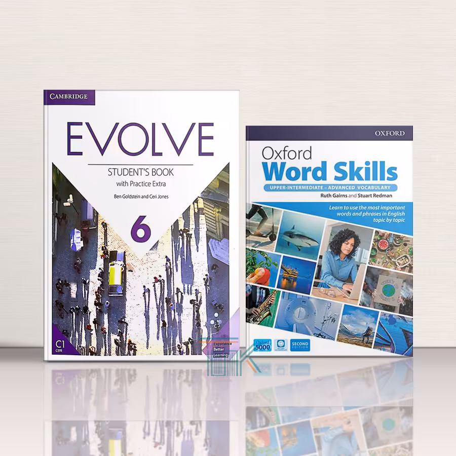 پک کتاب ایوالو 6   کتاب اکسفورد ورد اسکیلز ادونس ویرایش دوم | Pack Evolve 6   Oxford Word Skills Advanced 2nd Edition | خرید کتاب زبان | خرید لوازم التحریر | چی کتاب | بالاترین تخفیف و ارسال رایگان