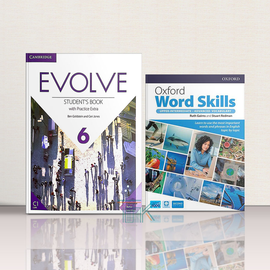 پک کتاب ایوالو 6 کتاب اکسفورد ورد اسکیلز ادونس ویرایش دوم | Pack Evolve 6 Oxford Word Skills Advanced 2nd Edition | خرید کتاب زبان | خرید لوازم التحریر | چی کتاب | بالاترین تخفیف و ارسال رایگان