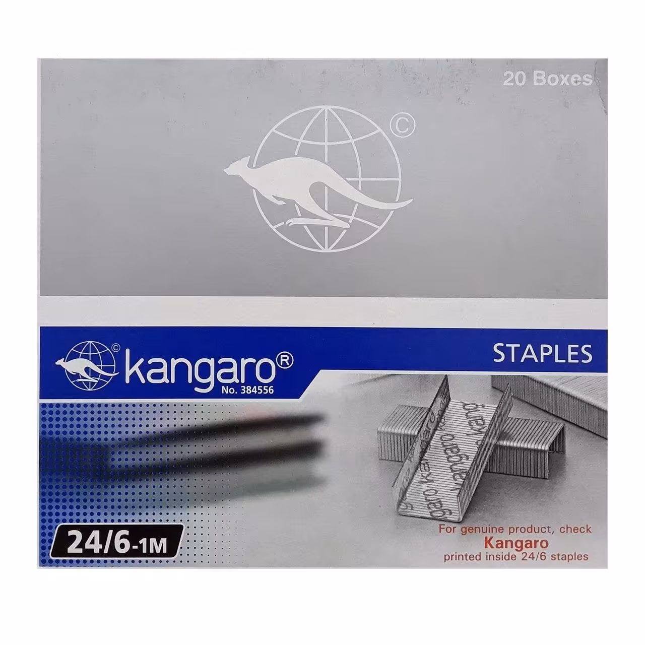 سوزن منگنه کانگرو کد9 سایز 24/6 بسته 20 عددی