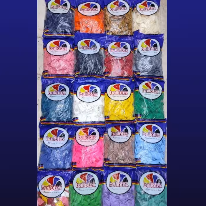 بادکنک ساده بسته 100تایی 