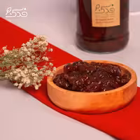 مربای توت فرنگی ممتاز فدک (ظرف شیشه ای)