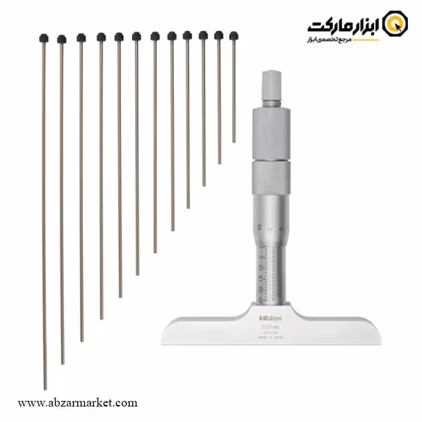 میکرومتر عمق سنج میتوتویو 300-0 میلی متر مدل 153-129