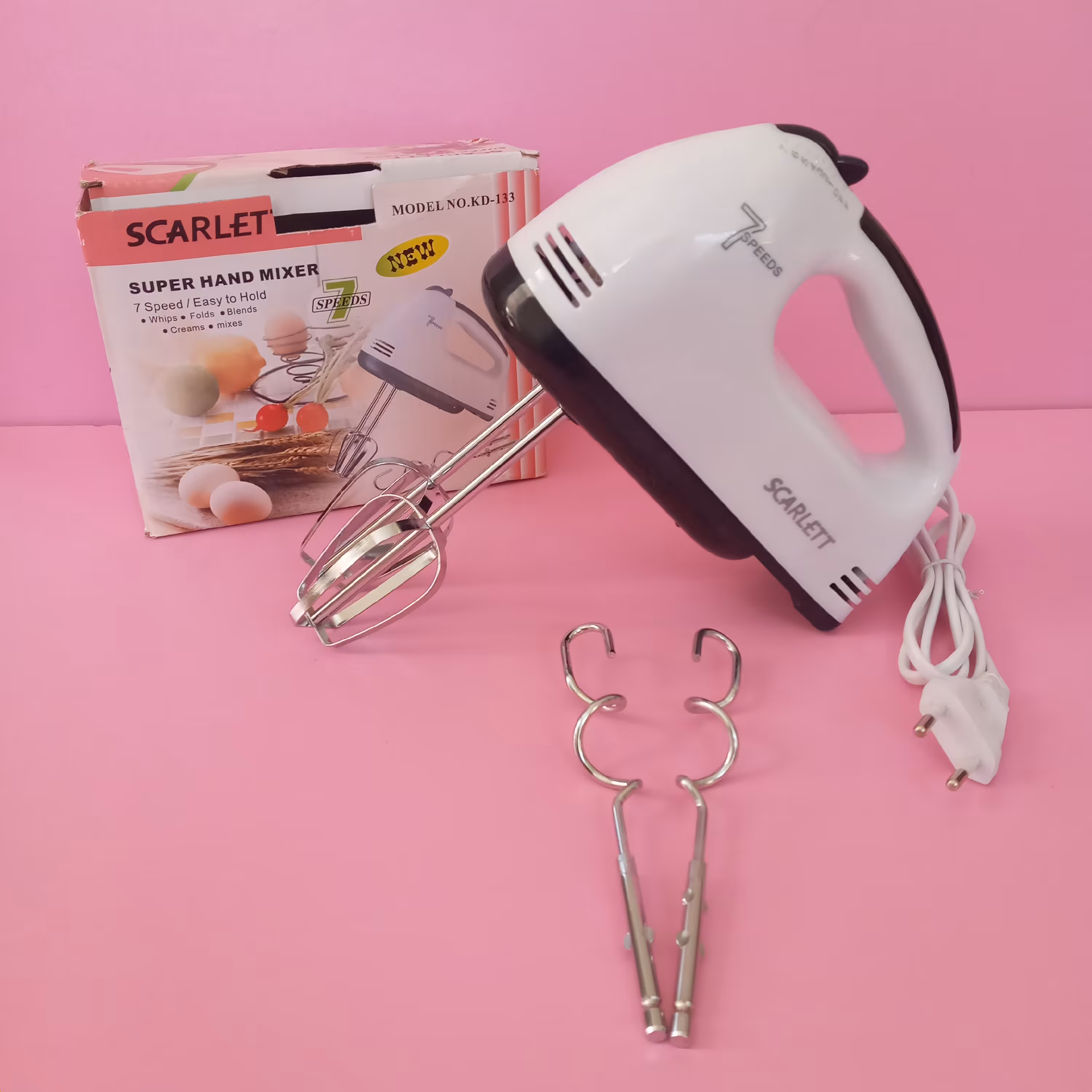 همزن برقی اسکارلت مدل scarlet hand mixer - KD .133
