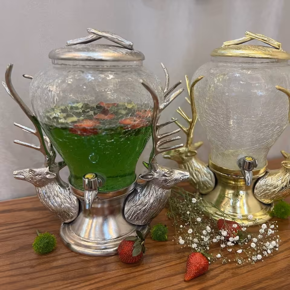 تولید کلمن گوزن ،شیشه  آبگز 6 لیتری 