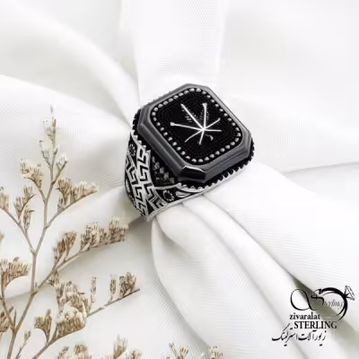 انگشتر مردانه نقره ماری جوآنا کد 15011