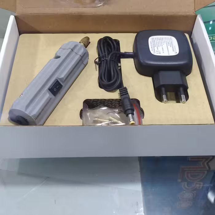 فرز مینیاتوری به همراه سه نظام و مته و آداپتور 12 ولت