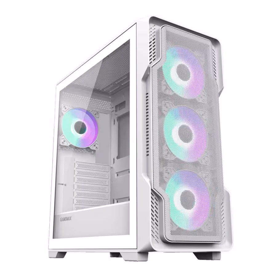 قیمت و خرید کیس کامپیوتر گیم مکس مدل Siege White | یاس ارتباط