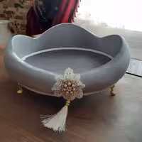 باکس پرنس طوسی مخمل فاماگرام