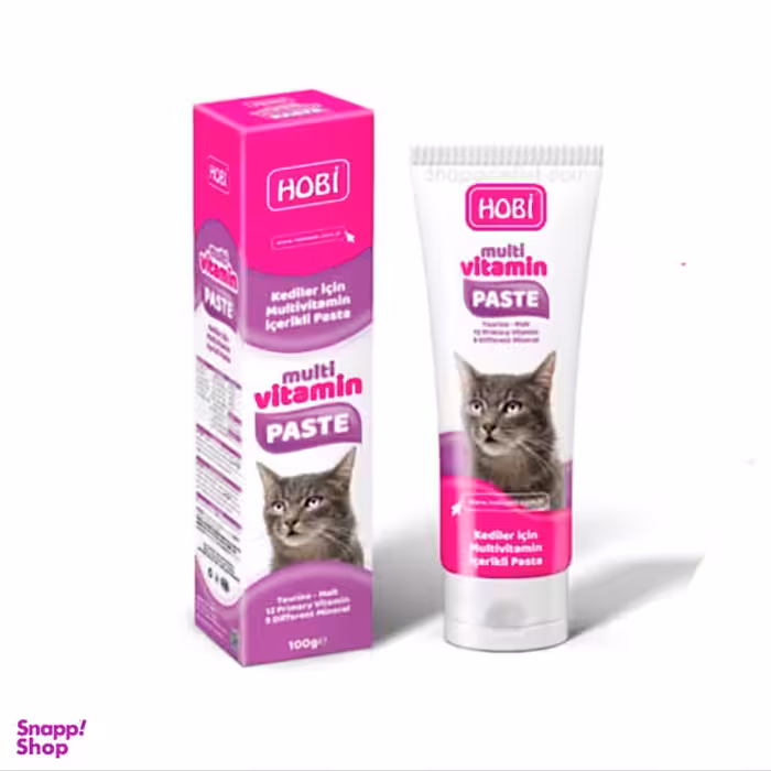 خمير مولتى ويتامين گربه هوبى مدل MultiVitamin