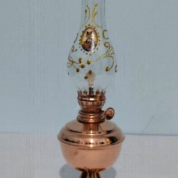 چراغ گرد سوز مس 