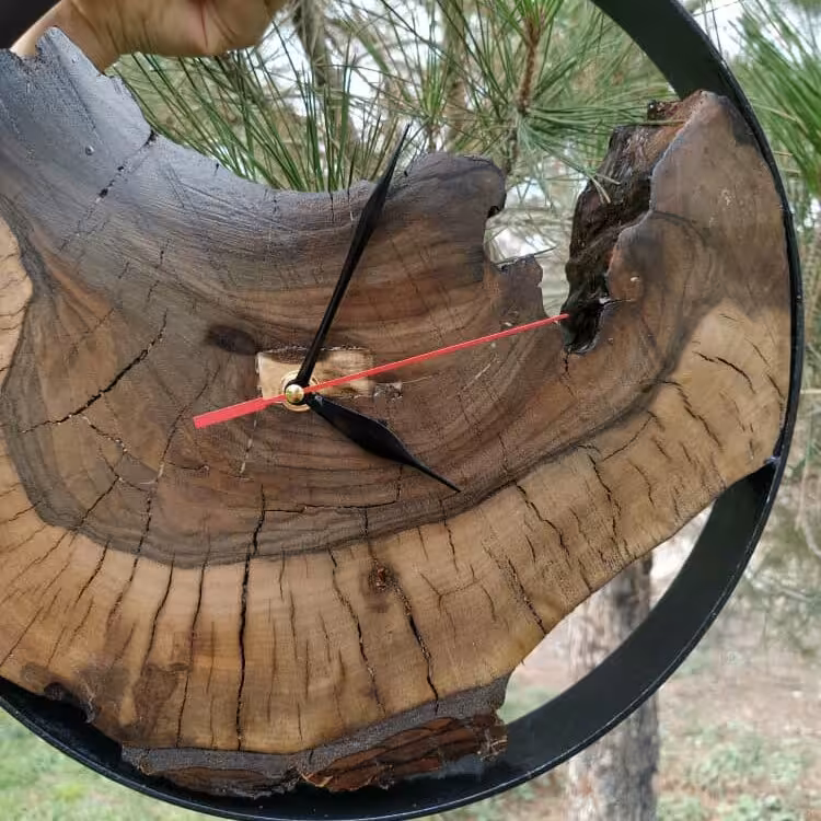 ساعت چوبی روستیک مدل150