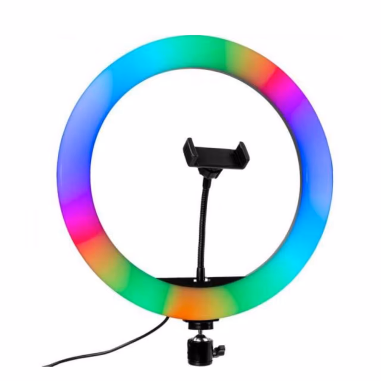 رینگ لایت مدل mj36  RGb  با سه پایه