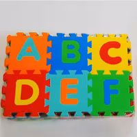 پازل فومی الفبای انگلیسی سایز بزرگ