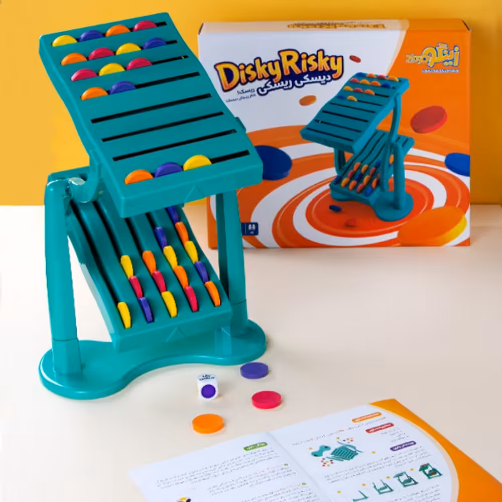 بازی دیسکی ریسکی هیجان انگیز و باحال بازی فکری دیسکی ریسکی سرگرمی اسباب بازی بازی خانوادگی