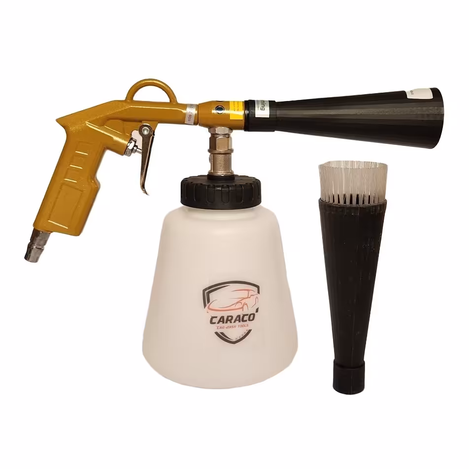 پیستوله صفر شویی کاراکو مدل نازل فلزی به همراه فرچه کد Jet02