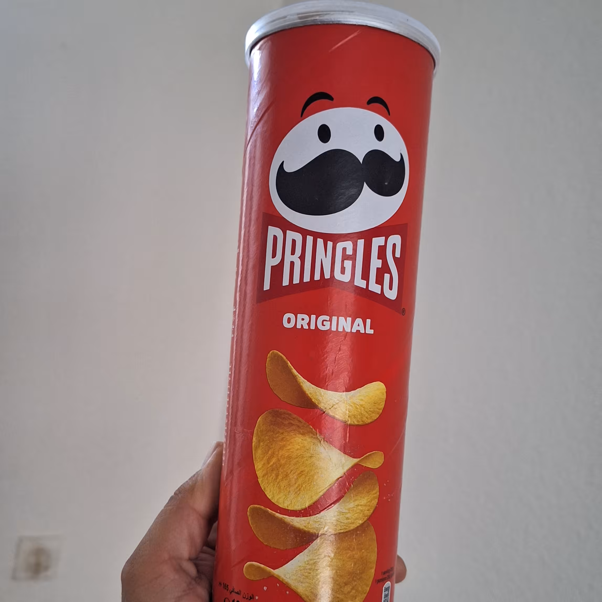 چیپس پرینگلز اصلی وارداتی مدل اورجینالoriginal در وزن 165 گرمی