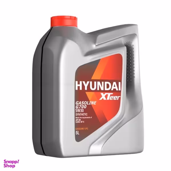 روغن موتور هیوندای اکستیر مدل SAE 5W30 SN حجم 5 لیتر