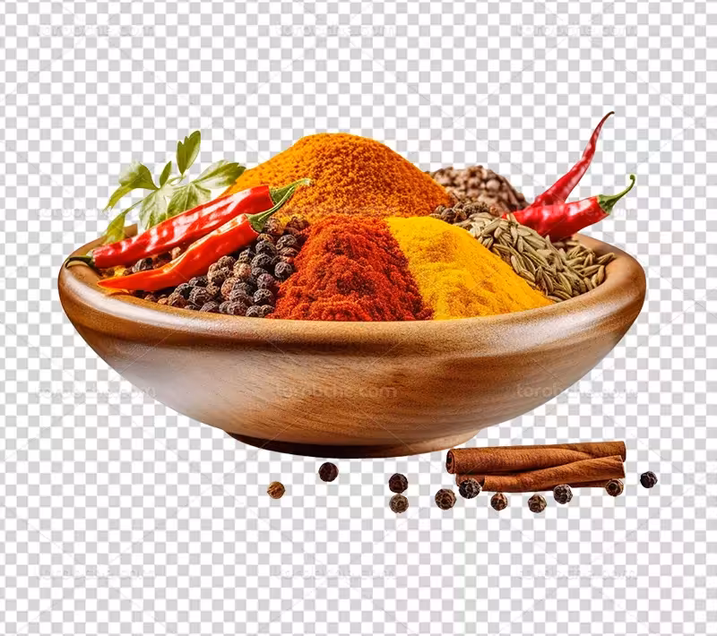 عکس PNG ادویه تازه | گرافیک با طعم تربچه