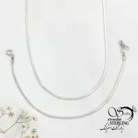 ست گردنبند و دستبند ماری زنانه نقره925 کد 15960