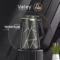 فلاسک چای شیشه قرمز