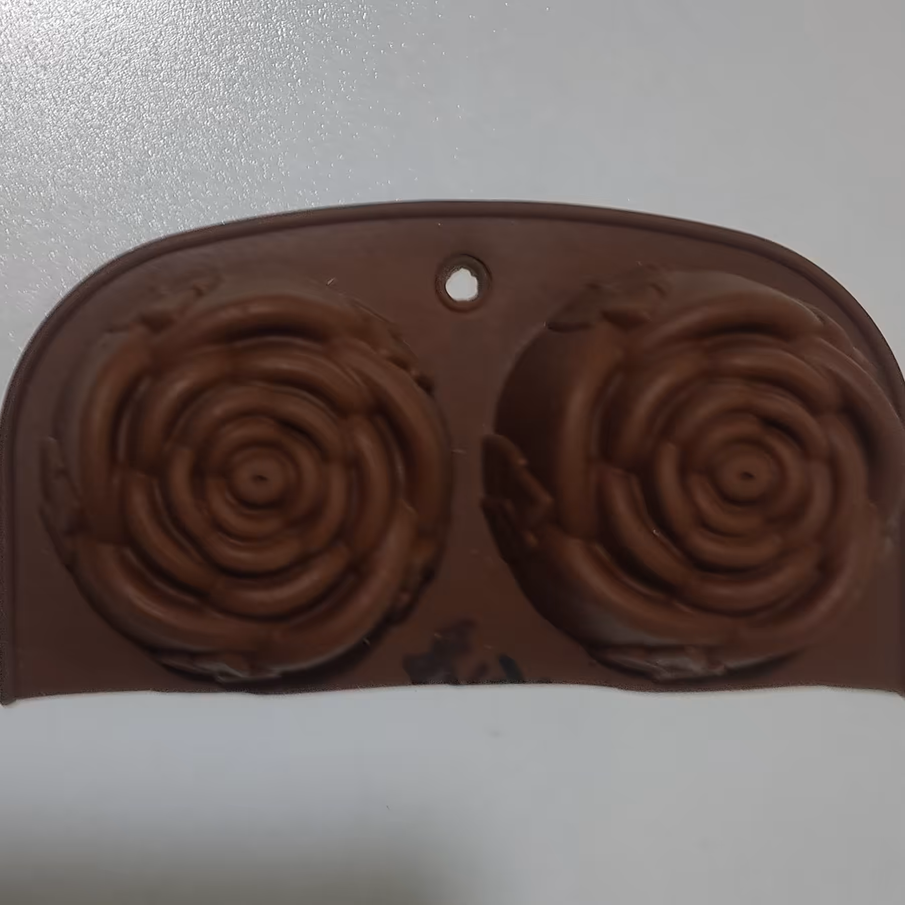 قالب برشی گل رز دوتایی مخصوص ژله تک نفره و شمع سازی قطر 7 ارتفاعش/5