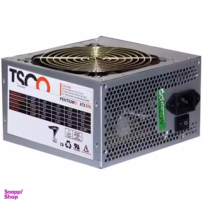 منبع تغذیه کامپیوتر تسکو (Tsco) مدل TP 570