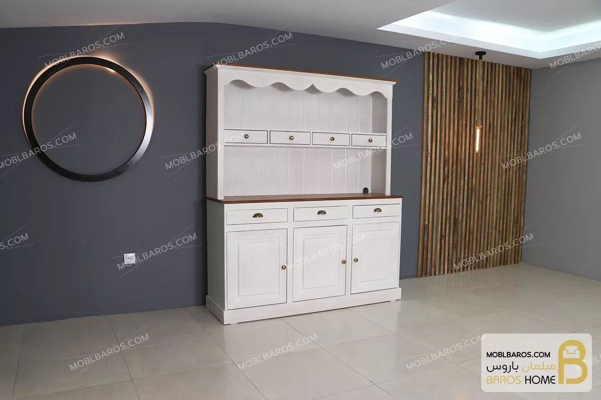 کافی بار چوبی کلاسیک برفین