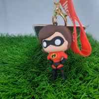 جاکلیدی سیلیکونی  اورجینال با طرح شخصیت انیمیشن  شگفت انگیزان هلن پار