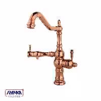 شیر ظرفشویی دومنظوره راسان مدل لیزا رزگلد