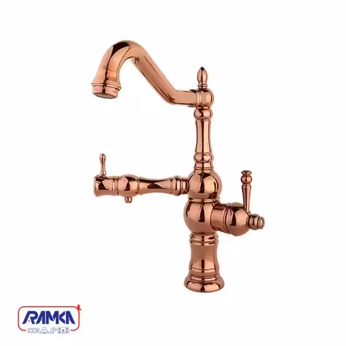 شیر ظرفشویی دومنظوره راسان مدل لیزا رزگلد