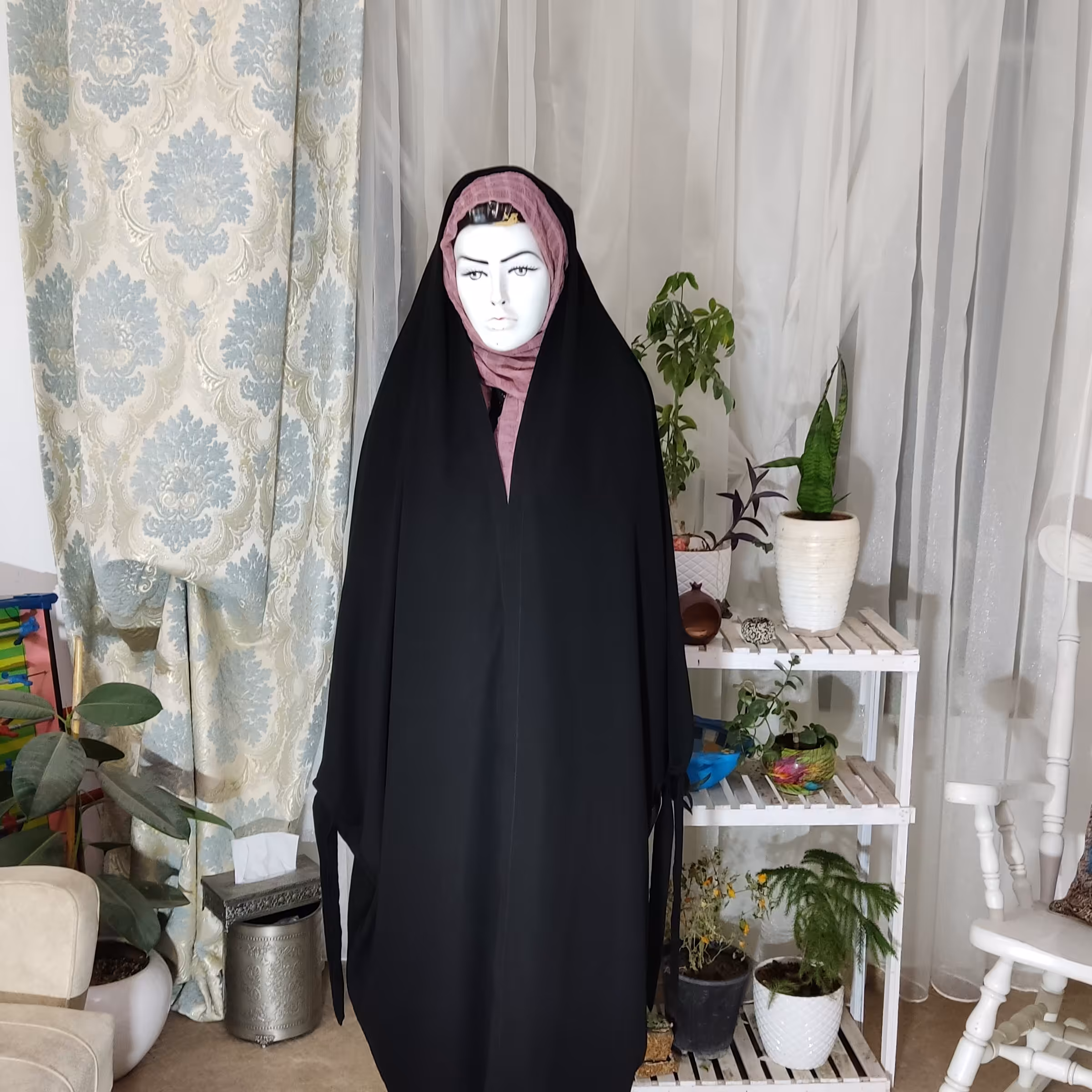 چادر دانشجویی کرپ ایرانی کرواتی