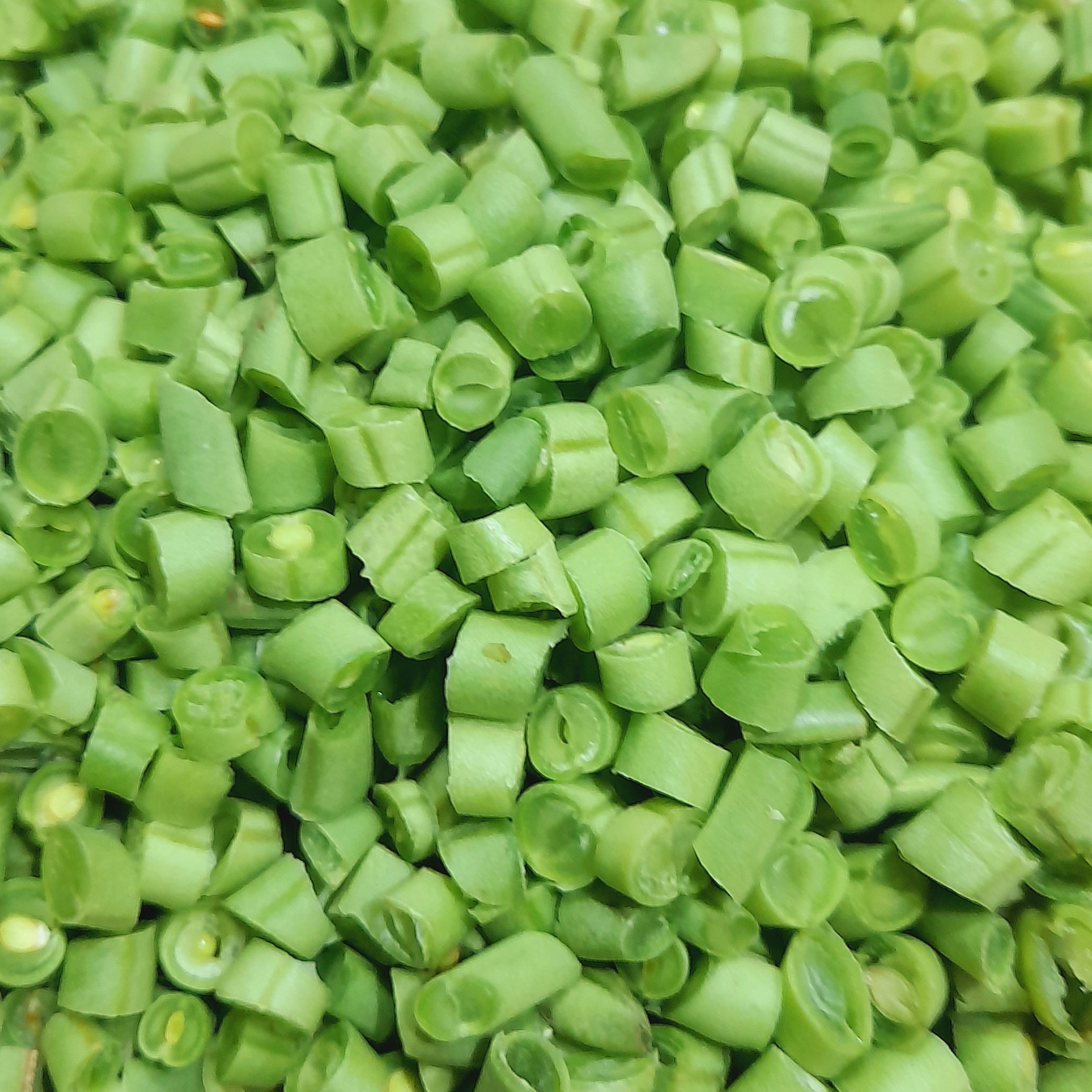 لوبیا سبز خورد شده خام ارسال فقط با پیک(500)گرم