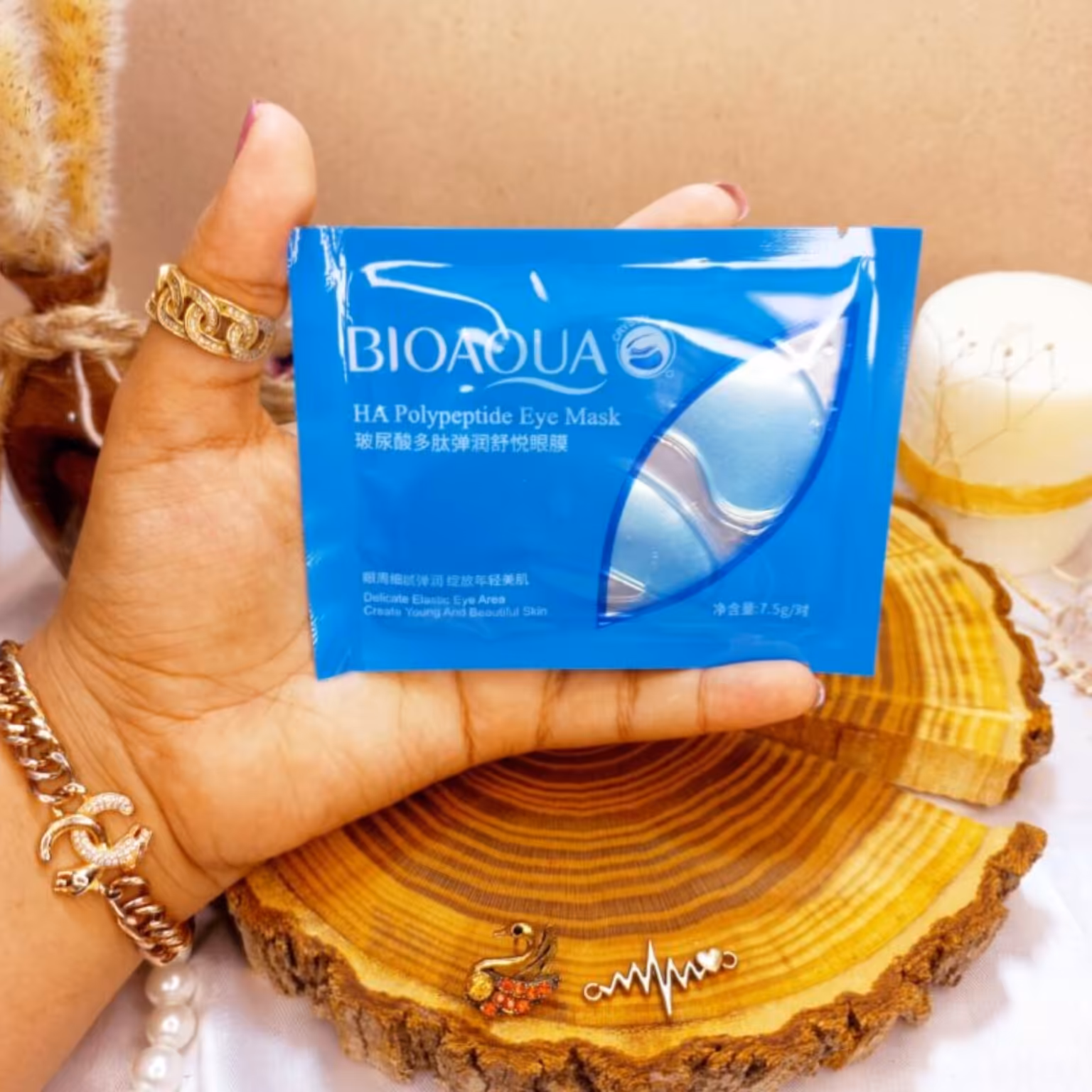 پچ زیر چشم هیالورونیک اسید بیوآکوا BIOAQUA محصولات پوست شهرزاد 