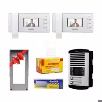 پکیج آیفون تصویری 2 واحدی الکتروپیک 1096 سفید