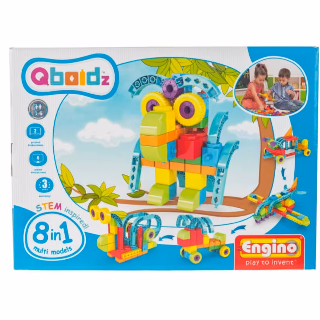 بازی ساختنی انجینو کیوبویدز 8 در 1 مدل جغد

